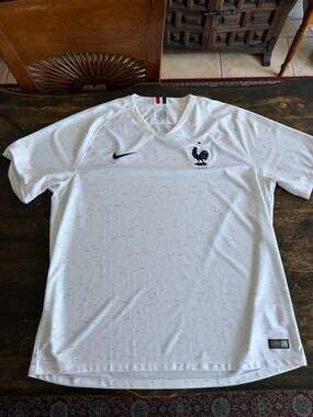Nike France 2018 World Cup Away Jersey White XXL